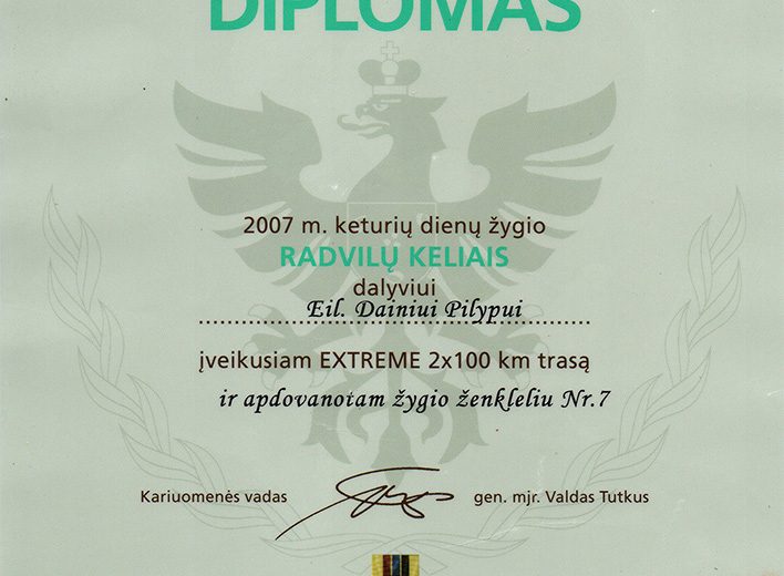 2007 08 24 – eXtreme 2×100 km diplomas