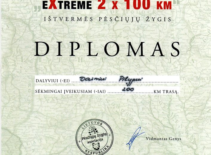 2012 05 27 – eXtreme 2×100 km diplomas